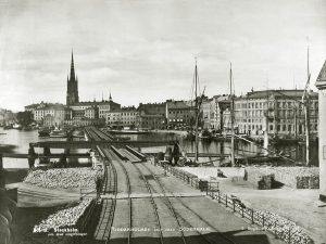 Stockholm på 1880-talet. Fotografi av Johannes Jaeger.